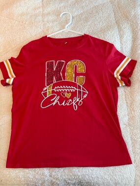 KC Chiefs Red Graphic Tee